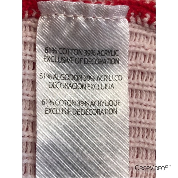 DONATE 1/28 ‼️Heartstrings red sweater dress,14/16 - Picture 7 of 7